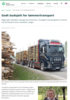Godt budsjett for tømmertransport