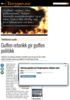 Guffen retorikk gir guffen politikk