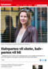 Halvparten vil slutte, halvparten vil bli