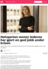 Halvparten mener lederne har gjort en god jobb under krisen
