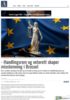- Handlingsrom og vetorett skaper misstemning i Brüssel