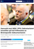 Hanvold mot NRK i PFU: Sekretariatet innstiller på full frifinnelse av Brennpunkt-dokumentaren