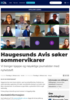 Haugesunds Avis søker sommervikarer