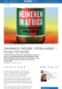 Heinekens metoder i Afrika avslørt - Norge må handle