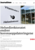 Helsedirektoratet endrer koronaoppdateringene