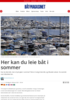 Her kan du leie båt i sommer