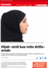 Hijab-strid kan velte driftsavtale