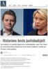 - Historiens beste justisbudsjett
