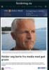 Holder seg borte fra media med god grunn