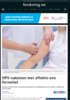 HPV-vaksinen mer effektiv enn forventet