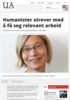 Humanister strever med å få seg relevant arbeid