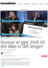 Humor er gøy. Helt til det ikke er det lenger