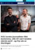 Hvis norske journalister fikk bestemme, ville SV vært landets største parti - og Frp ute av Stortinget