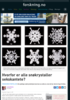 Hvorfor er alle snøkrystaller sekskantete?