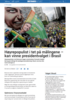 Høyrepopulist i tet på målingene - kan vinne presidentvalget i Brasil