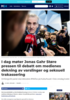 I dag møter Jonas Gahr Støre pressen til debatt om medienes dekning av varslinger og seksuell trakassering