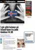 I går gikk kvinner på Island hjem fra jobb klokken 14.38
