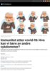 Immunitet etter covid-19: Hva kan vi lære av andre sykdommer?