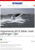Importerte 6212 båter med påhenger i fjor