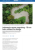 Indonesia verner regnskog - får en halv milliard fra Norge