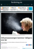 Influensasesongen kommer tidligere enn før