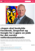 «Ingen skal beskylde Facebook, Snapchat og Google for å gjøre en jobb for det norske velferdssamfunnet!»