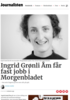 Ingrid Grønli Åm får fast jobb i Morgenbladet
