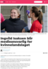 Ingvild Isaksen blir medieansvarlig for kvinnelandslaget