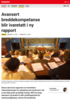 Innspill Avansert breddekompetanse blir ivaretatt i ny rapport