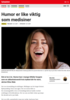 Innspill Humor er like viktig som medisiner