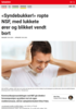 Innspill «Syndebukker!» ropte NSF, med lukkete ører og blikket vendt bort