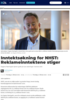 Inntektsøkning for NHST: Utviklingen har snudd