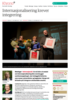 Internasjonalisering krever integrering