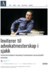 Inviterer til advokatmesterskap i sjakk