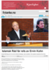 Islamsk Råd får refs av Ervin Kohn
