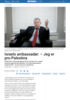 Israels ambassadør: - Jeg er pro-Palestina