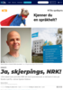 Ja, skjerpings, NRK!