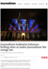 Journalister boikottet Johnson-brifing etter at andre journalister ble stengt ute