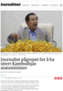 Journalist pågrepet for å ha sitert Kambodsjas statsminister