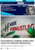 Journalistens redaktør sluttet etter varsel om seksuell trakassering
