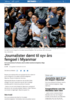 Journalister dømt til syv års fengsel i Myanmar
