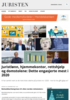 Juristlønn, hjemmekontor, rettshjelp og domstolene: Dette engasjerte mest i 2020