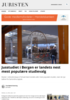 Jusstudiet i Bergen er landets nest mest populære studievalg