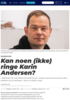Kan noen (ikke) ringe Karin Andersen?