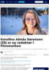 Karoline Almås Sørensen (33) er ny redaktør i Finnmarken
