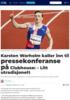 Karsten Warholm kaller inn til pressekonferanse på Clubhouse: - Litt utradisjonelt