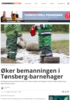 Øker bemanningen i Tønsberg-barnehager