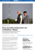 Kina og India konkurrerer om innflytelse i Nepal