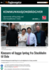 Kinesere vil bygge lyntog fra Stockholm til Oslo