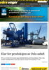 Klar for produksjon av Oslo-asfalt